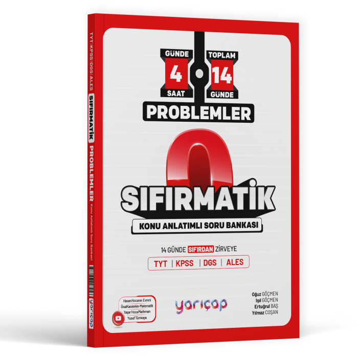 YARIÇAP TYT SIFIR MAT KASB 4*14 PROBLEMLER- 25-26